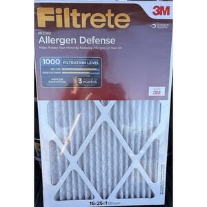Filtrete 16x25x1 AC Furnace Air Filter MERV 11 MPR 1000 2-Pack
